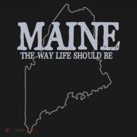 Maine The Way Life Should Be State Pride Button thumb 1