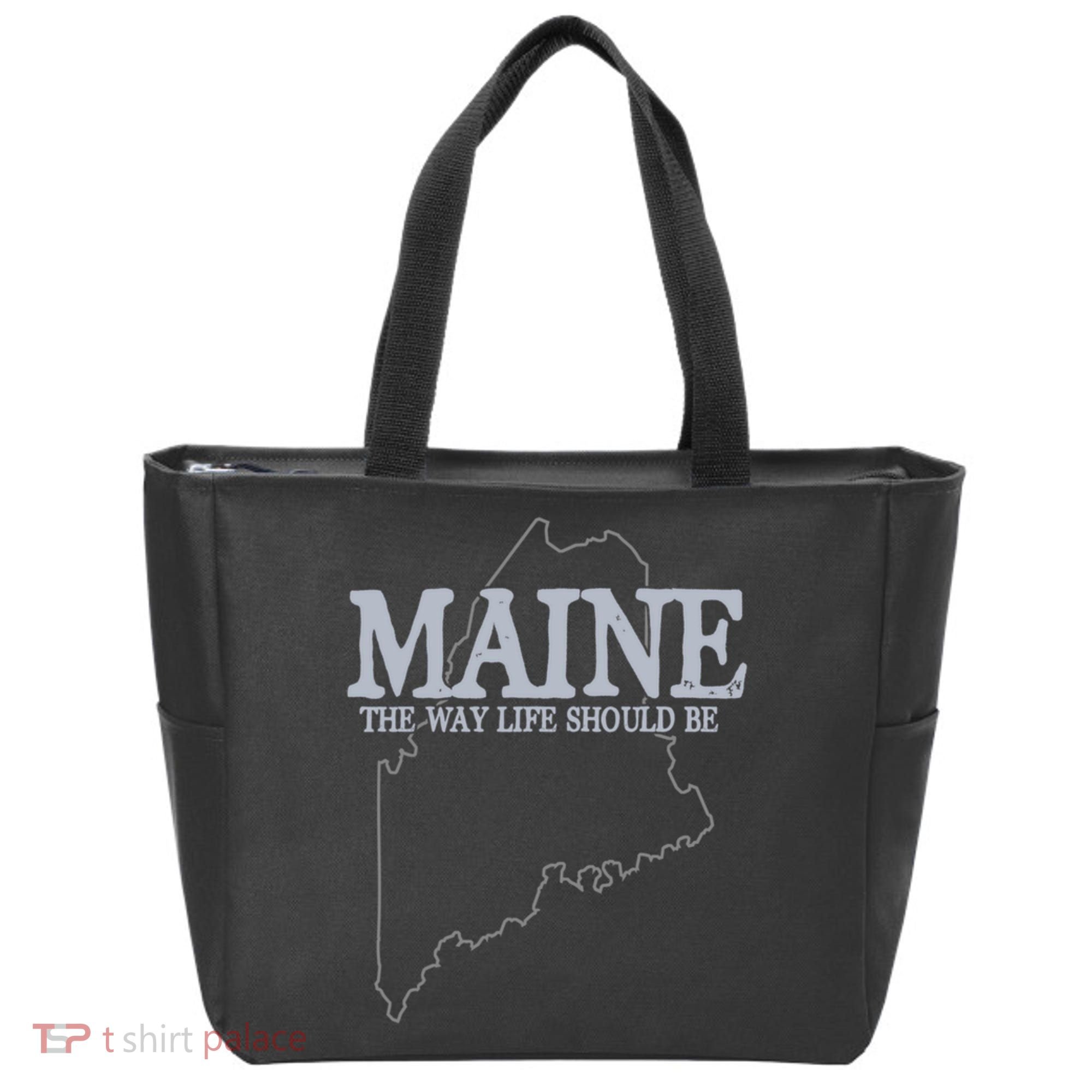 Maine The Way Life Should Be State Pride Tote Bag