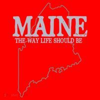Maine The Way Life Should Be State Pride Santa Hat thumb 1