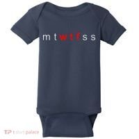 mtWTFss Days of the Week Red WTF Logo Baby Bodysuit thumb 0