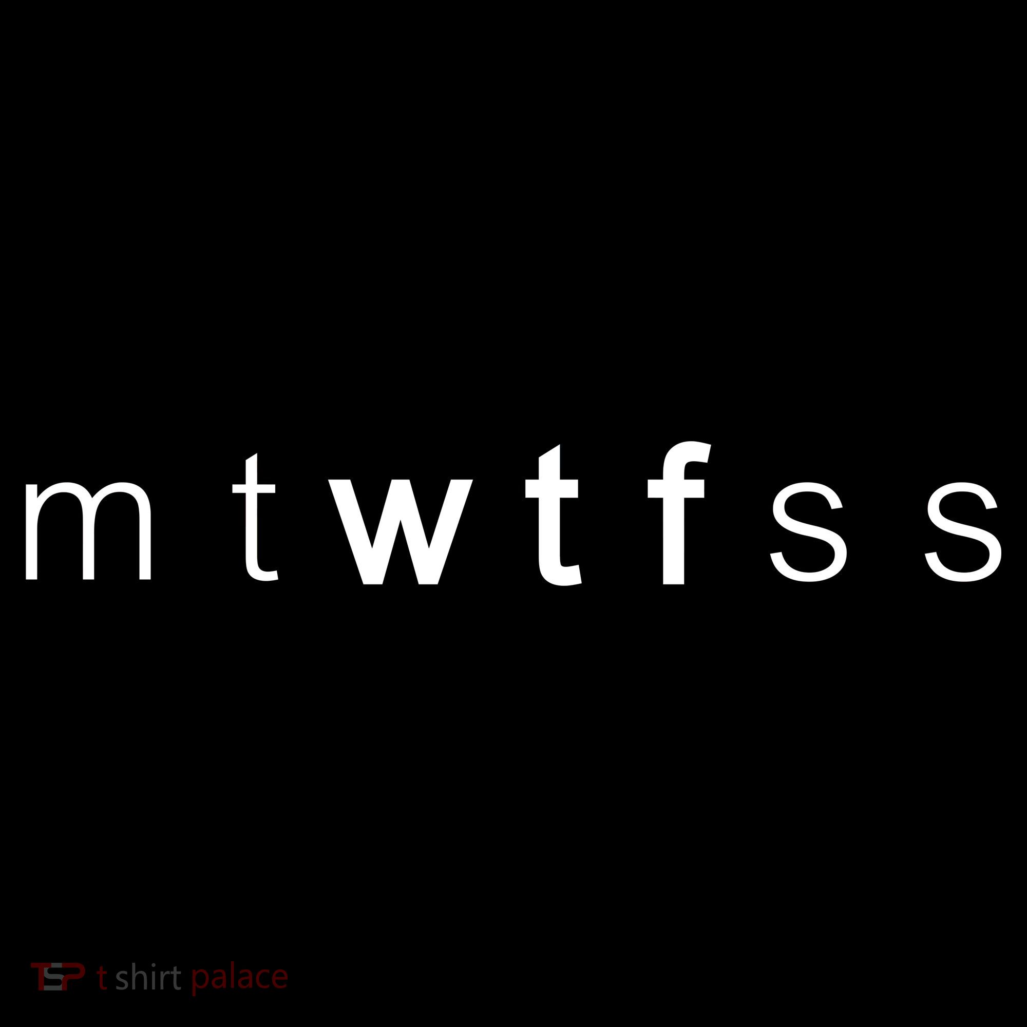 mtWTFss Days of the Week WTF Women's Tank Top