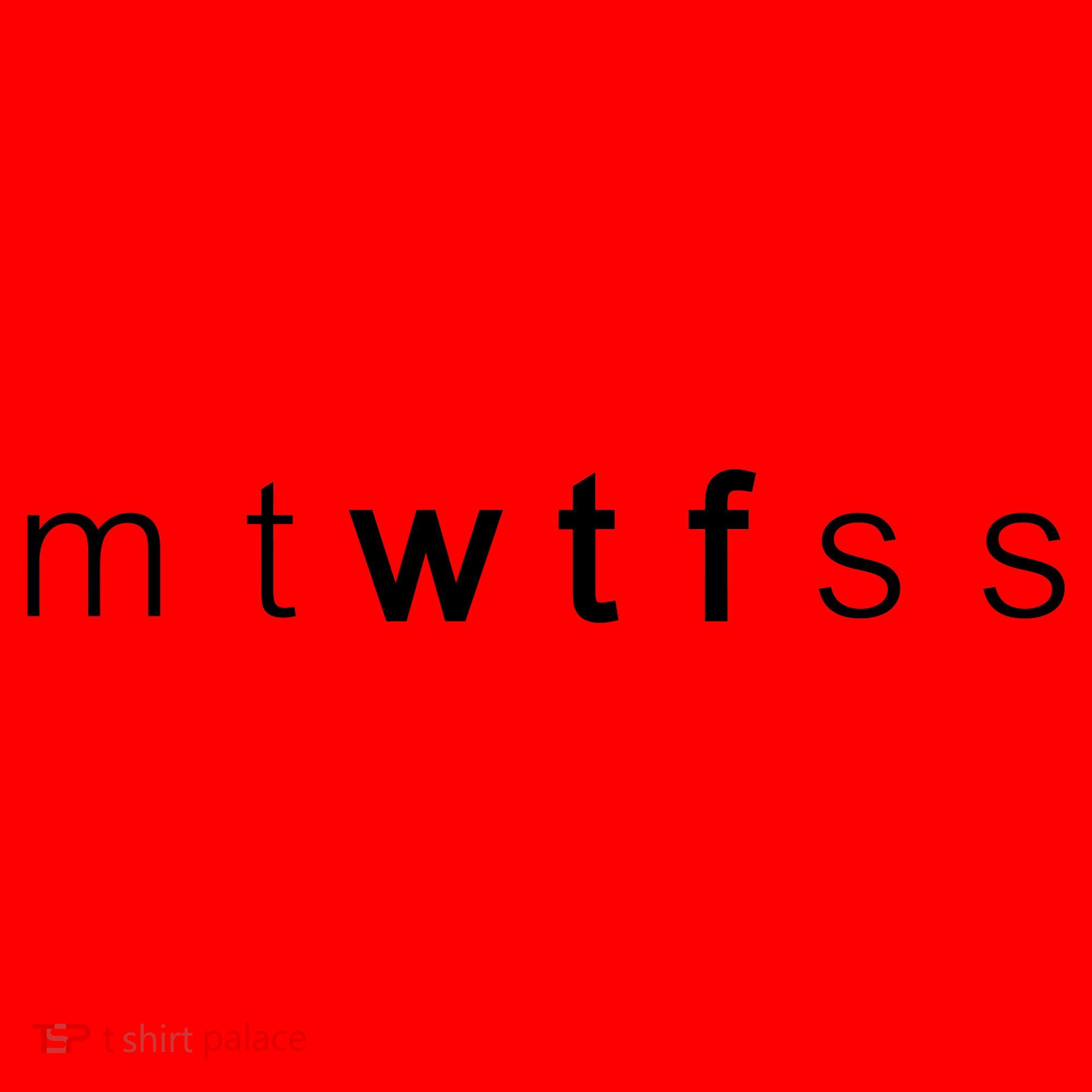 mtWTFss Days of the Week WTF Santa Hat