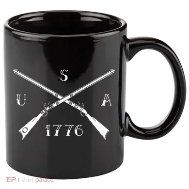 Muzzleloader Usa 1776 Flintlock Muzzleloading Rifle 11oz C Handle Ceramic Mug