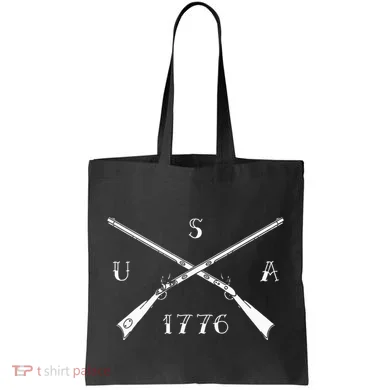 Muzzleloader Usa 1776 Flintlock Muzzleloading Rifle Tote Bag