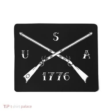 Muzzleloader Usa 1776 Flintlock Muzzleloading Rifle Mousepad