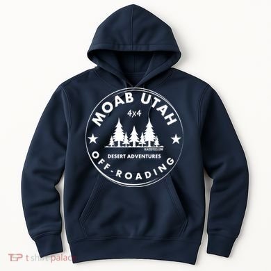 Moab Utah 4x4 Off Road Retro Adventures Hoodie