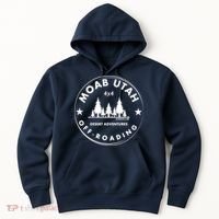 Moab Utah 4x4 Off Road Retro Adventures Hoodie thumb 0