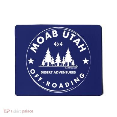 Moab Utah 4x4 Off Road Retro Adventures Mousepad