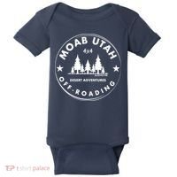 Moab Utah 4x4 Off Road Retro Adventures Baby Bodysuit thumb 0