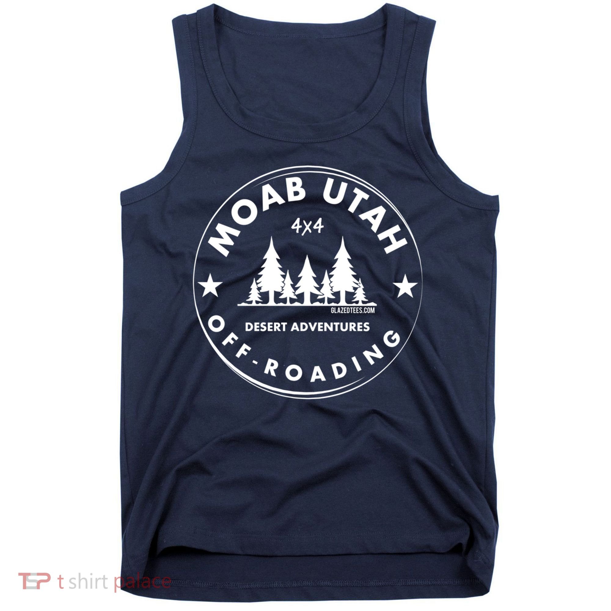 Moab Utah 4x4 Off Road Retro Adventures Tank Top