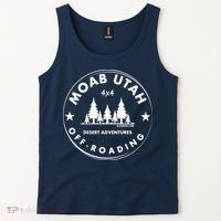 Moab Utah 4x4 Off Road Retro Adventures Tank Top thumb 2