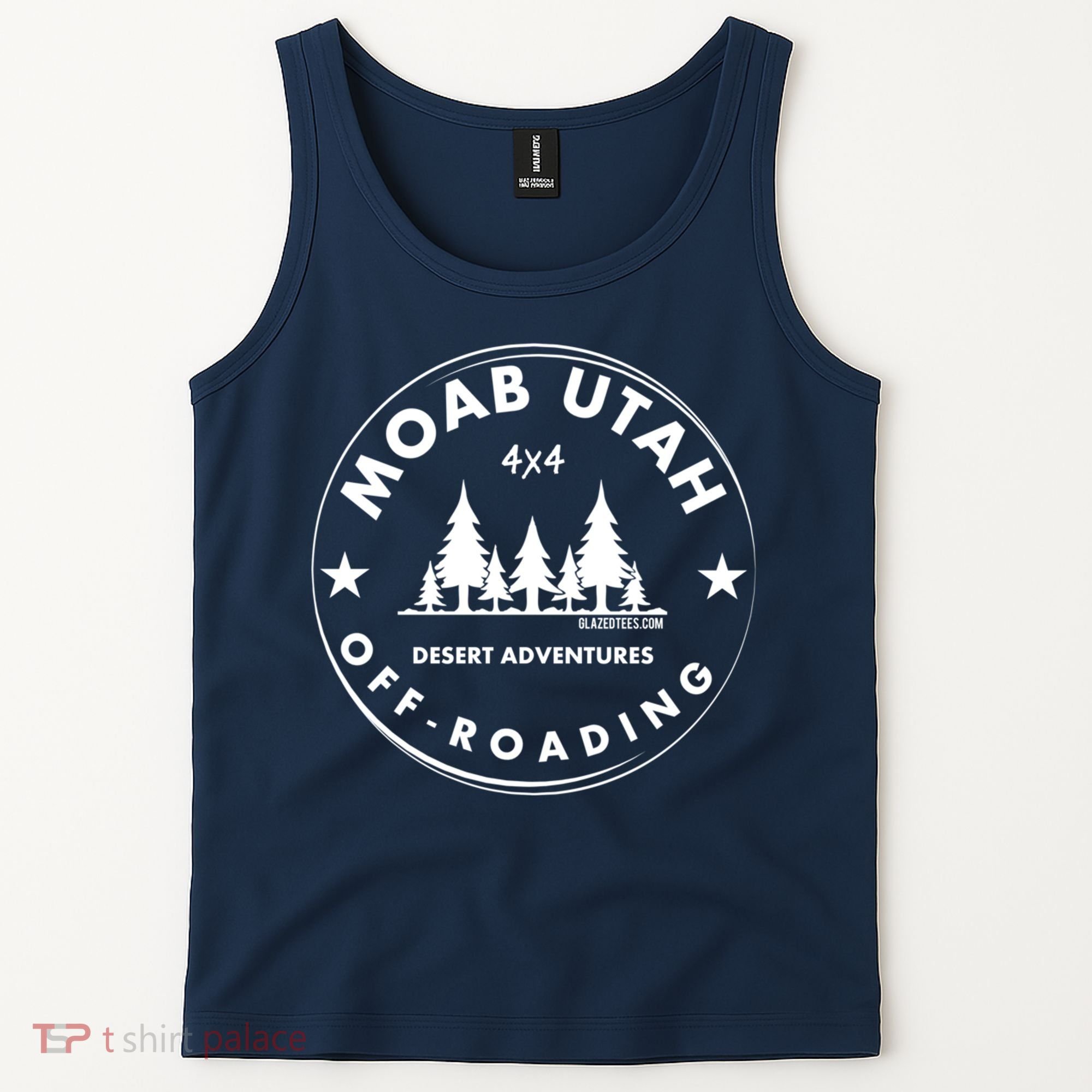 Moab Utah 4x4 Off Road Retro Adventures Tank Top