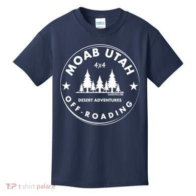 Moab Utah 4x4 Off Road Retro Adventures Kids T-Shirt