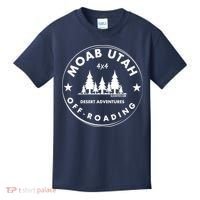 Moab Utah 4x4 Off Road Retro Adventures Kids T-Shirt thumb 0