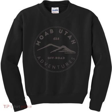 Moab Utah 4x4 Off Road Adventures Kids Sweatshirt