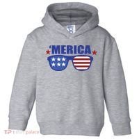 Merica USA 4th Of July Toddler Hoodie thumb 0