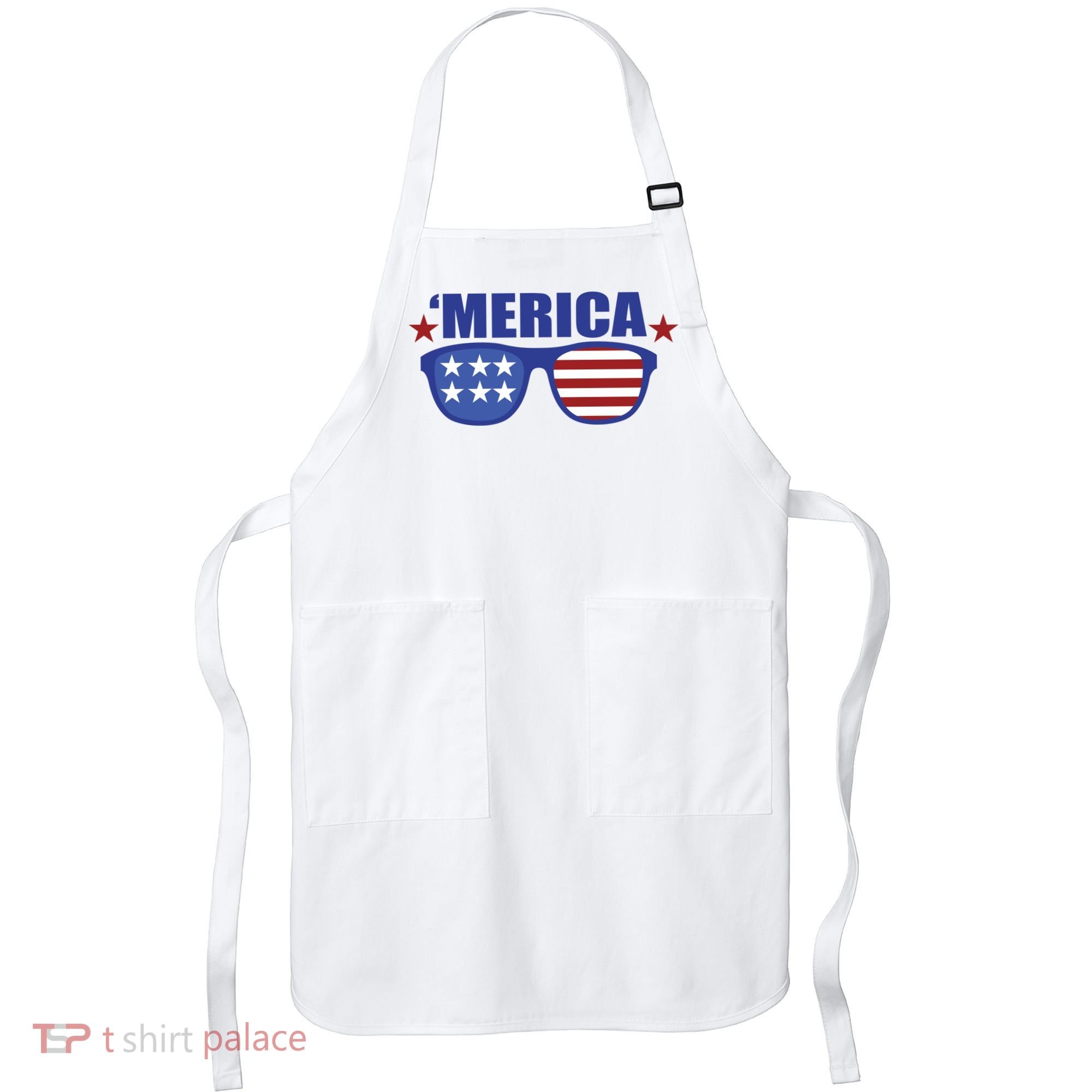Merica USA 4th Of July Apron