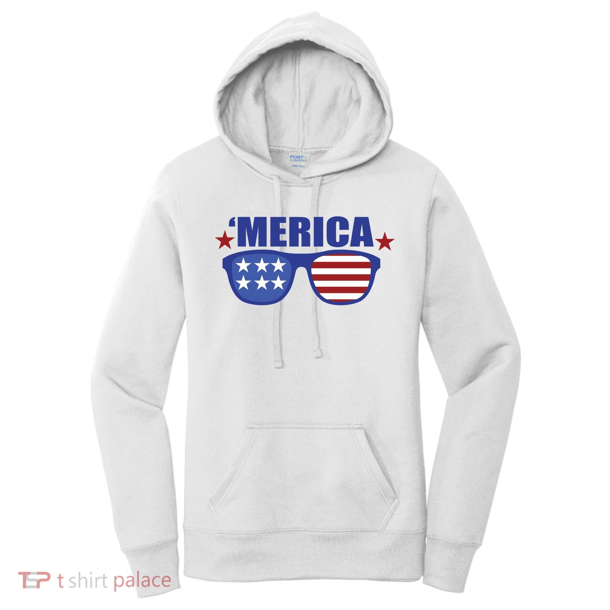 Merica USA 4th Of July Women's Hoodie