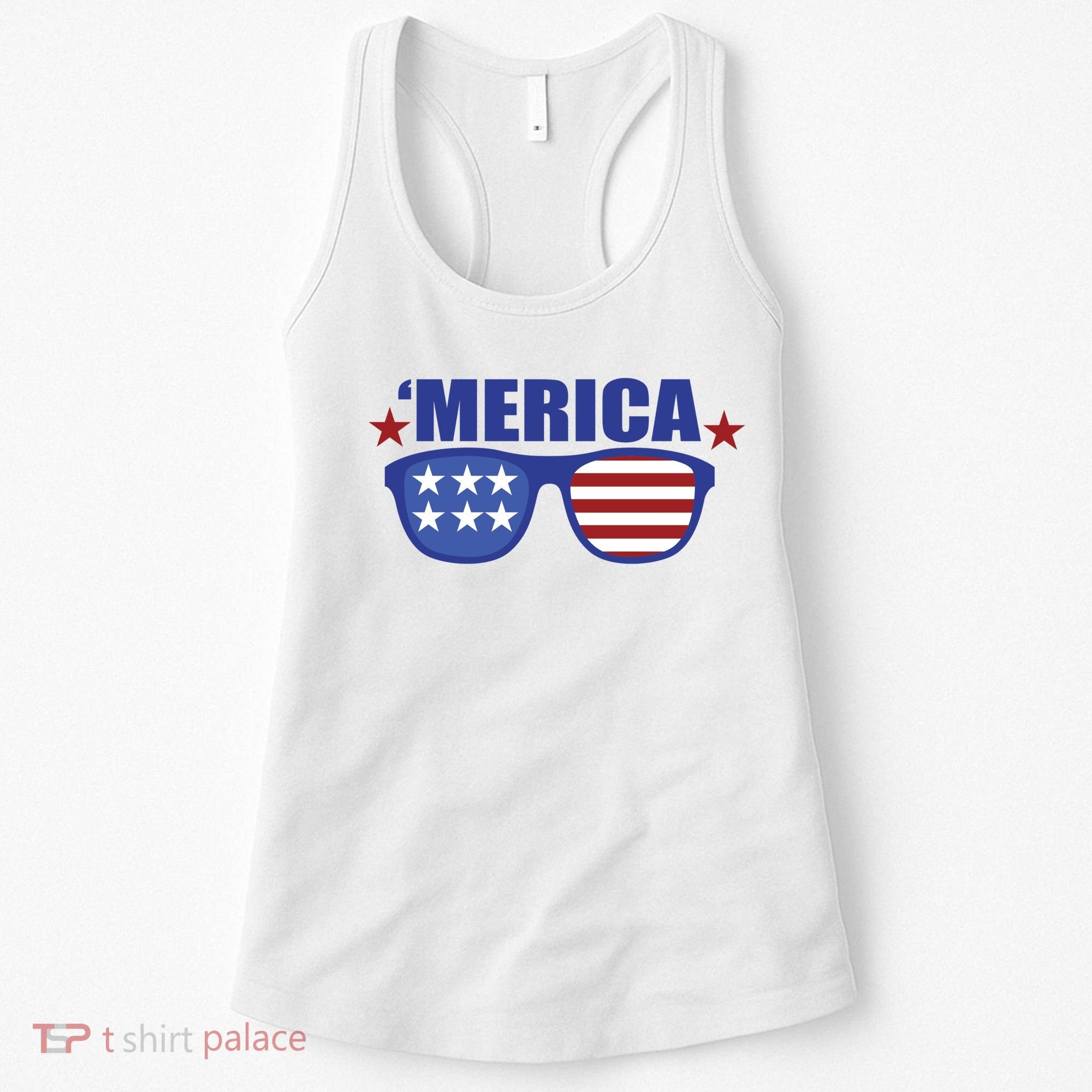 Merica USA 4th Of July Women's Tank Top