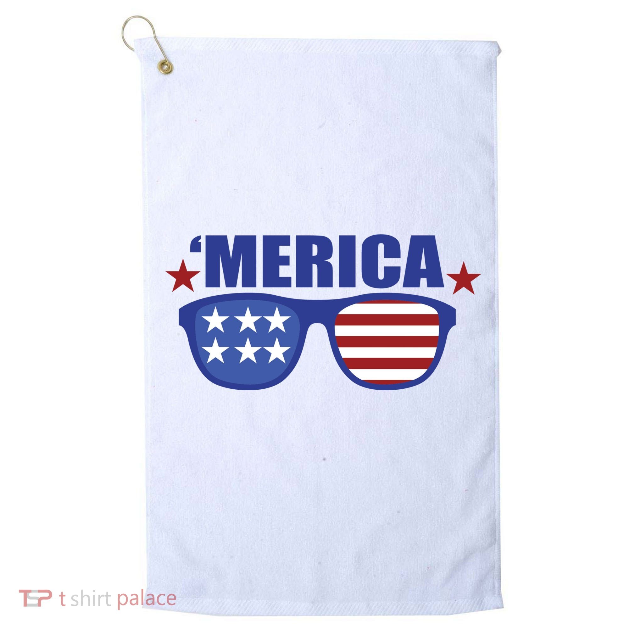 Merica USA 4th Of July Golf Towel