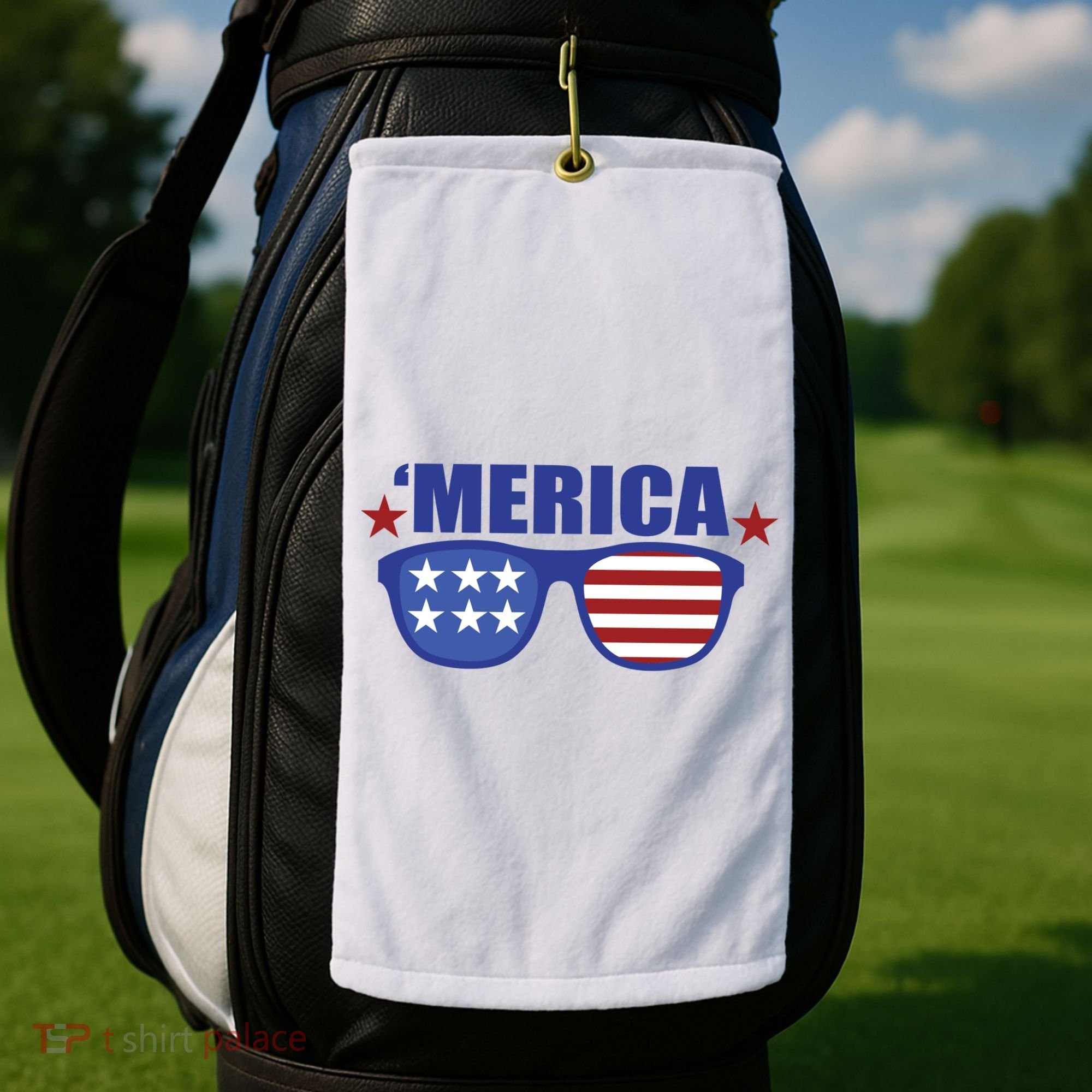 Merica USA 4th Of July Golf Towel