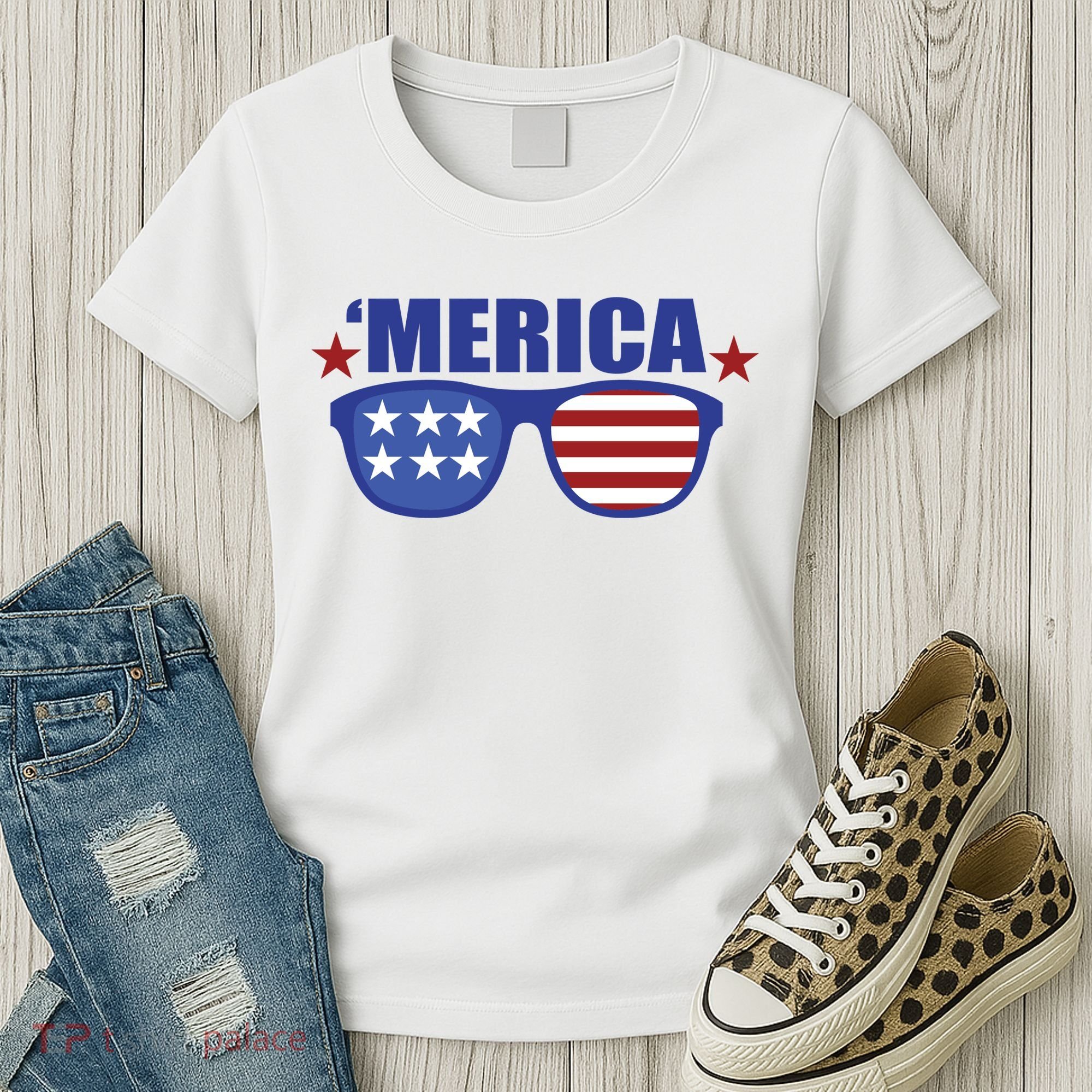 Merica USA 4th Of July Women's T-Shirt