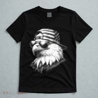 Merica Usa American Flag Patriotic 4th Of July Bald Eagle T-Shirt thumb 5