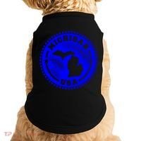 Michigan USA Blue Logo Doggie Tank thumb 0