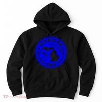 Michigan USA Blue Logo Hoodie thumb 0