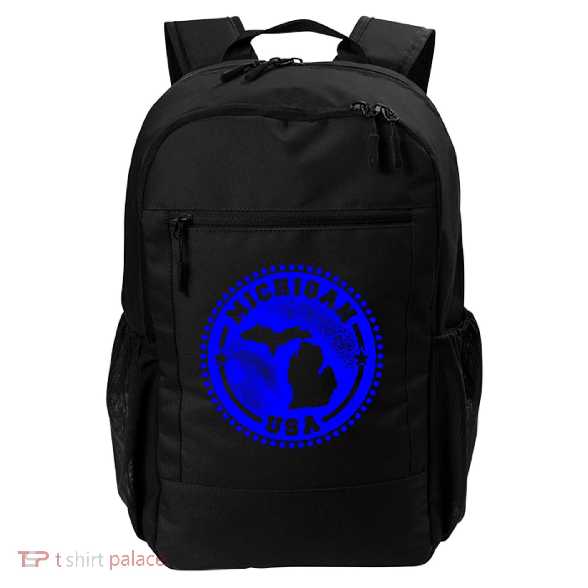 Michigan USA Blue Logo Backpack