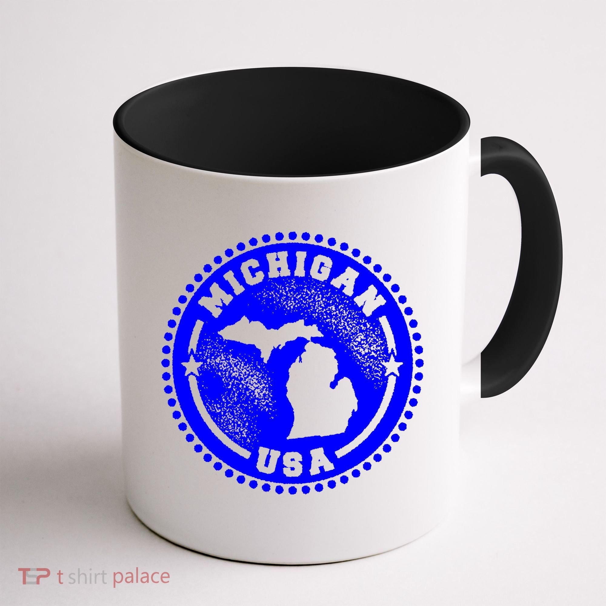 Michigan USA Blue Logo Coffee Mug