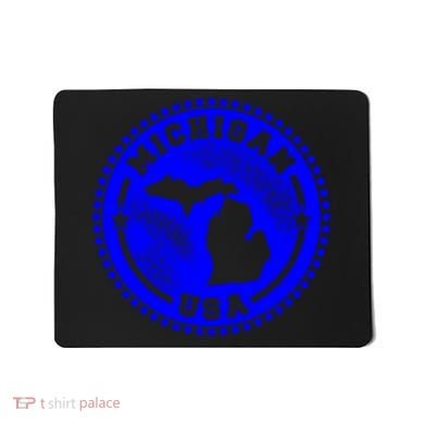 Michigan USA Blue Logo Mousepad