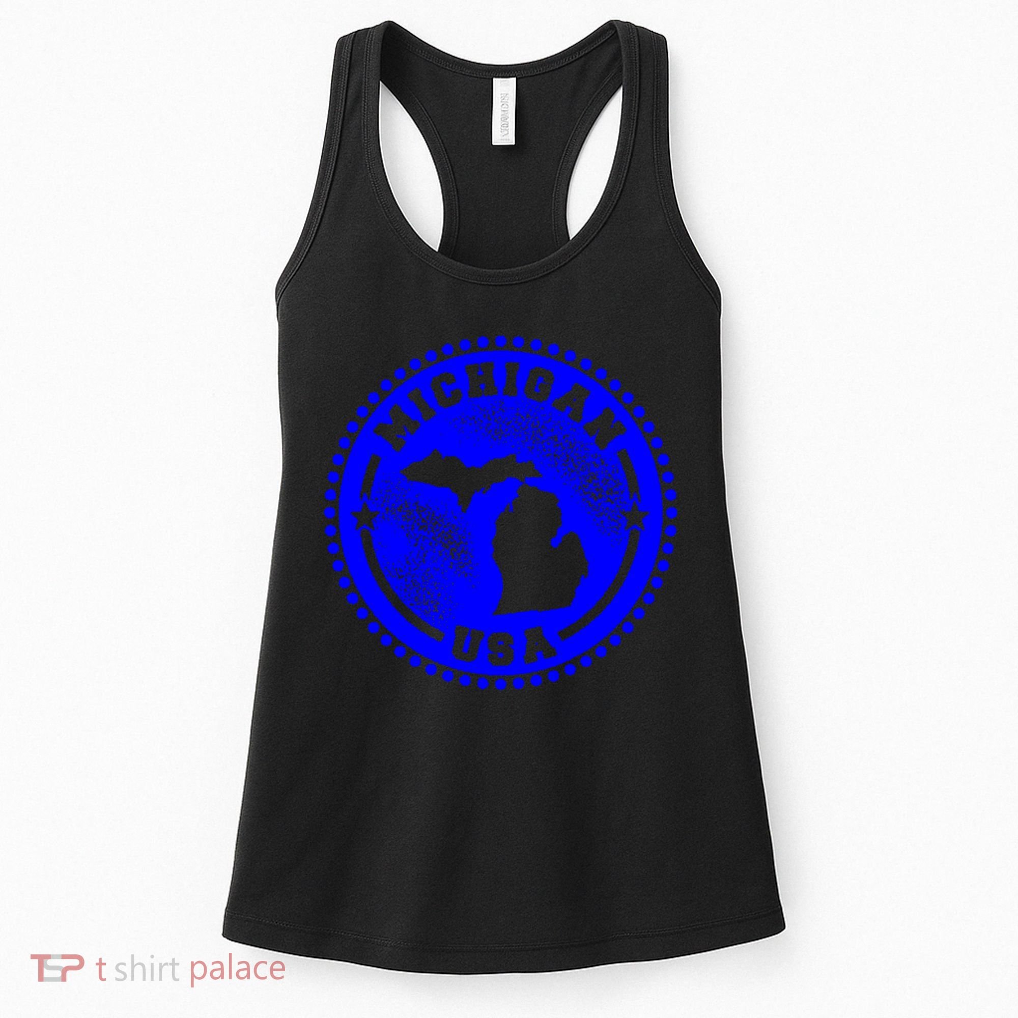 Michigan USA Blue Logo Women's Tank Top