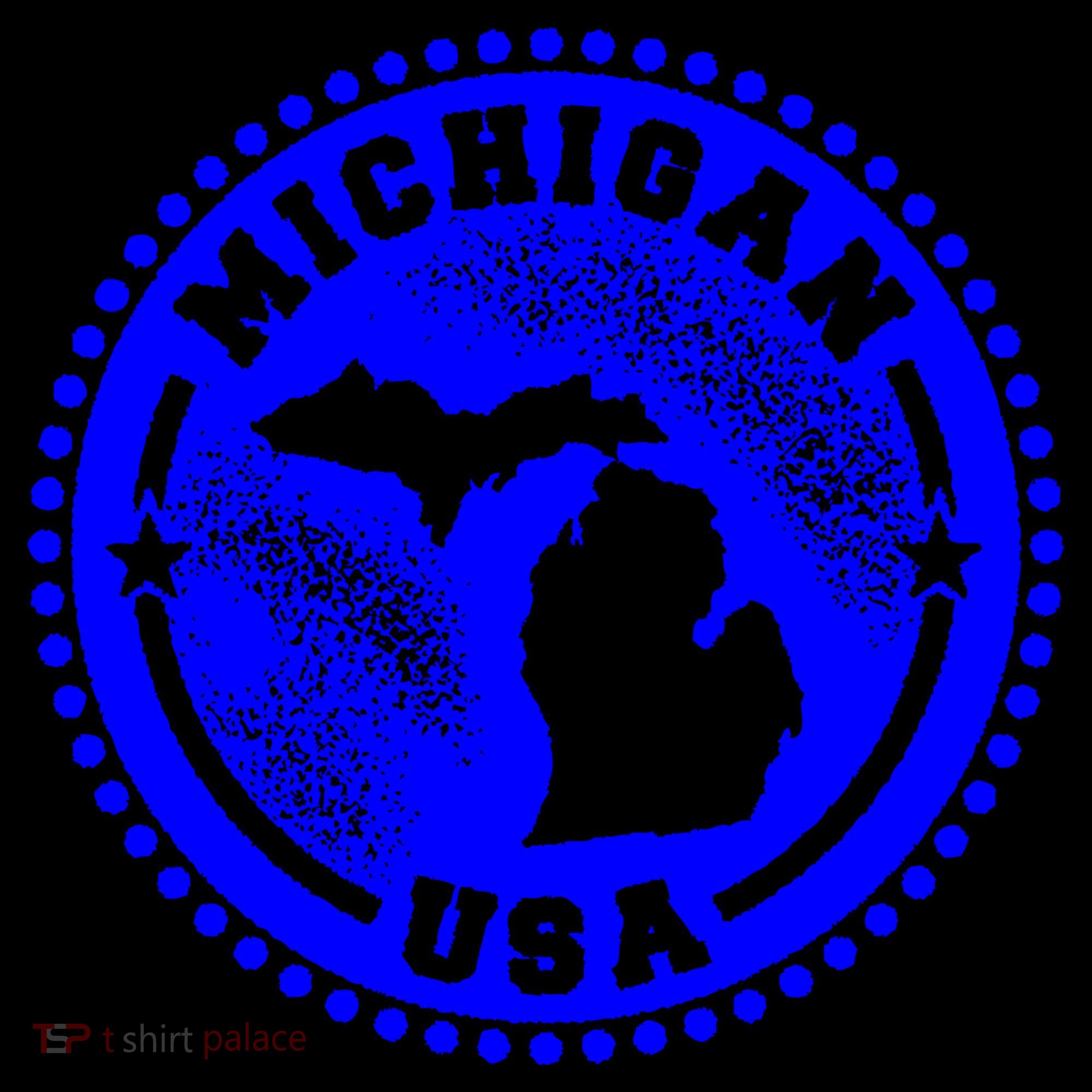 Michigan USA Blue Logo Visor