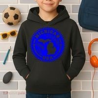 Michigan USA Blue Logo Kids Hoodie thumb 2