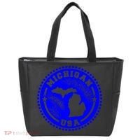 Michigan USA Blue Logo Tote Bag thumb 0