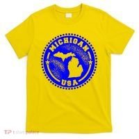 Michigan USA Blue Logo T-Shirt thumb 0