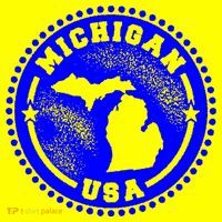 Michigan USA Blue Logo Baby Bodysuit thumb 2