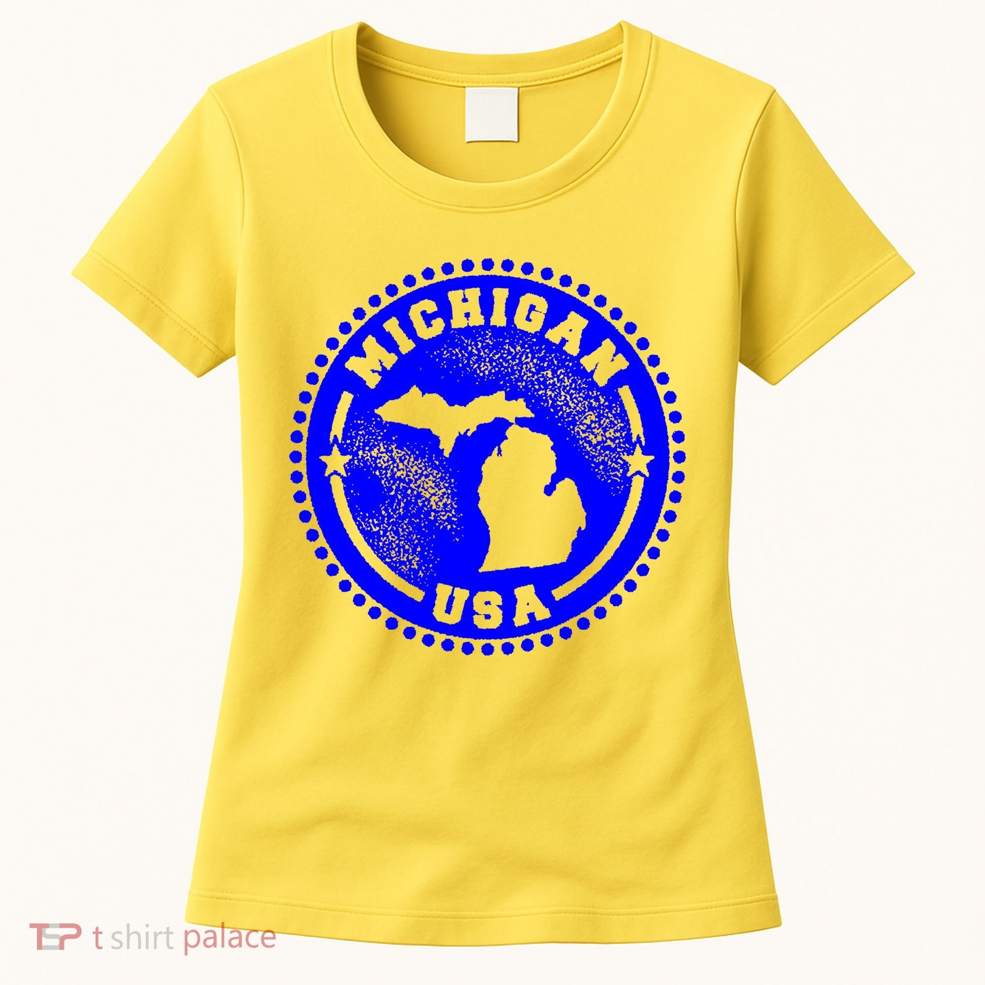 Michigan USA Blue Logo Women's T-Shirt