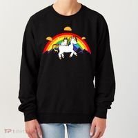 Magical Unicorn Cat Taco Rainbow Women's Sweatshirt thumb 0