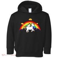 Magical Unicorn Cat Taco Rainbow Toddler Hoodie thumb 0