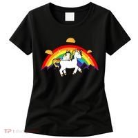 Magical Unicorn Cat Taco Rainbow Women's T-Shirt thumb 0