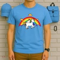 Magical Unicorn Cat Taco Rainbow T-Shirt thumb 5