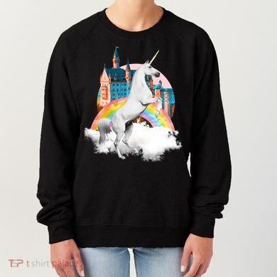 Magical Unicorn Castle Women's Sweatshirt