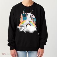Magical Unicorn Castle Women's Sweatshirt thumb 0