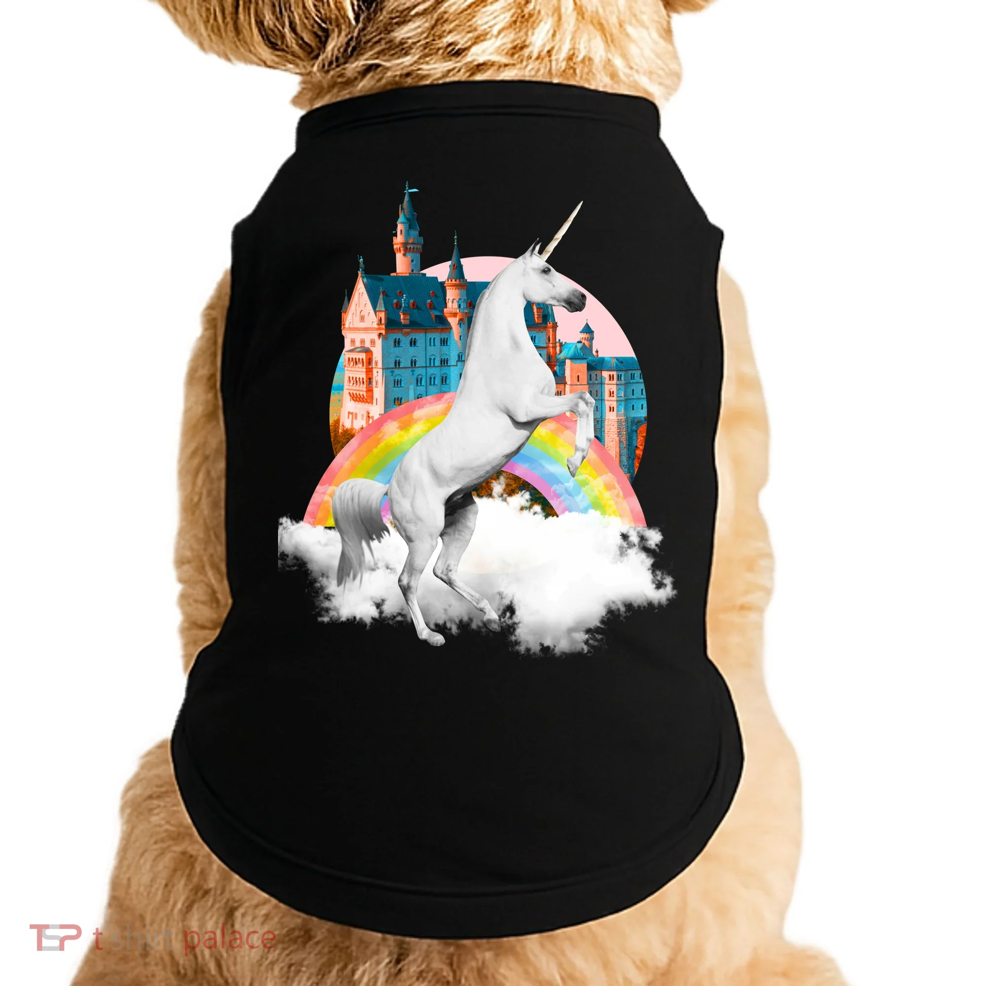 Magical Unicorn Castle Doggie Tank