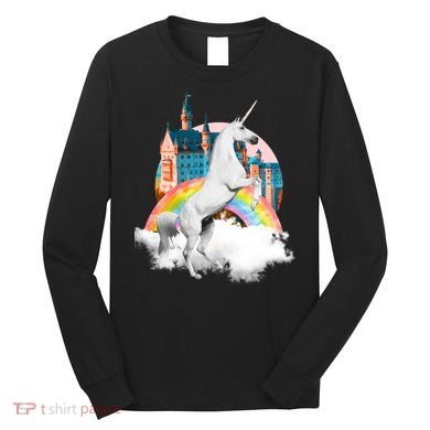 Magical Unicorn Castle Long Sleeve Shirt