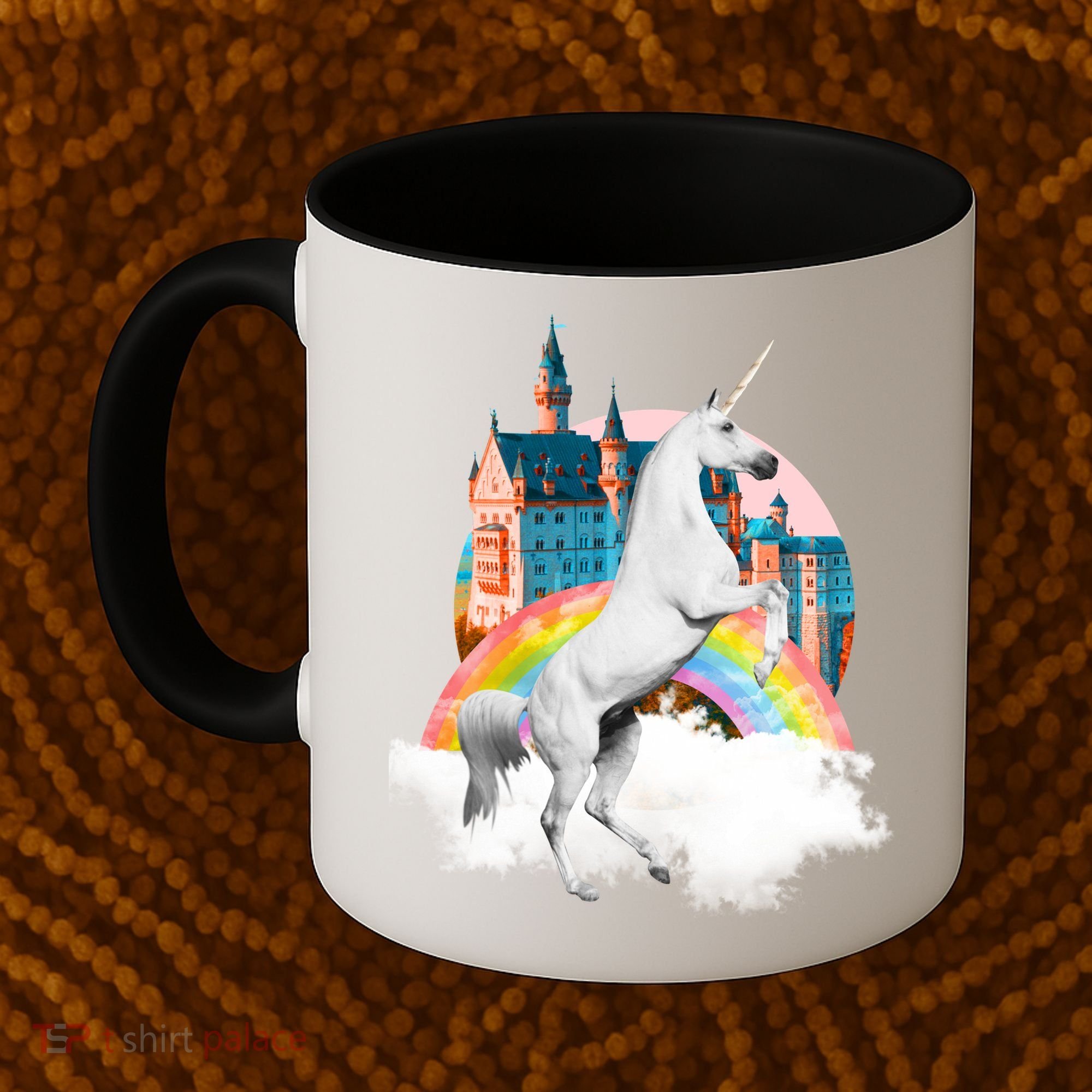 Magical Unicorn Castle Coffee Mug