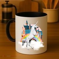 Magical Unicorn Castle Coffee Mug thumb 4