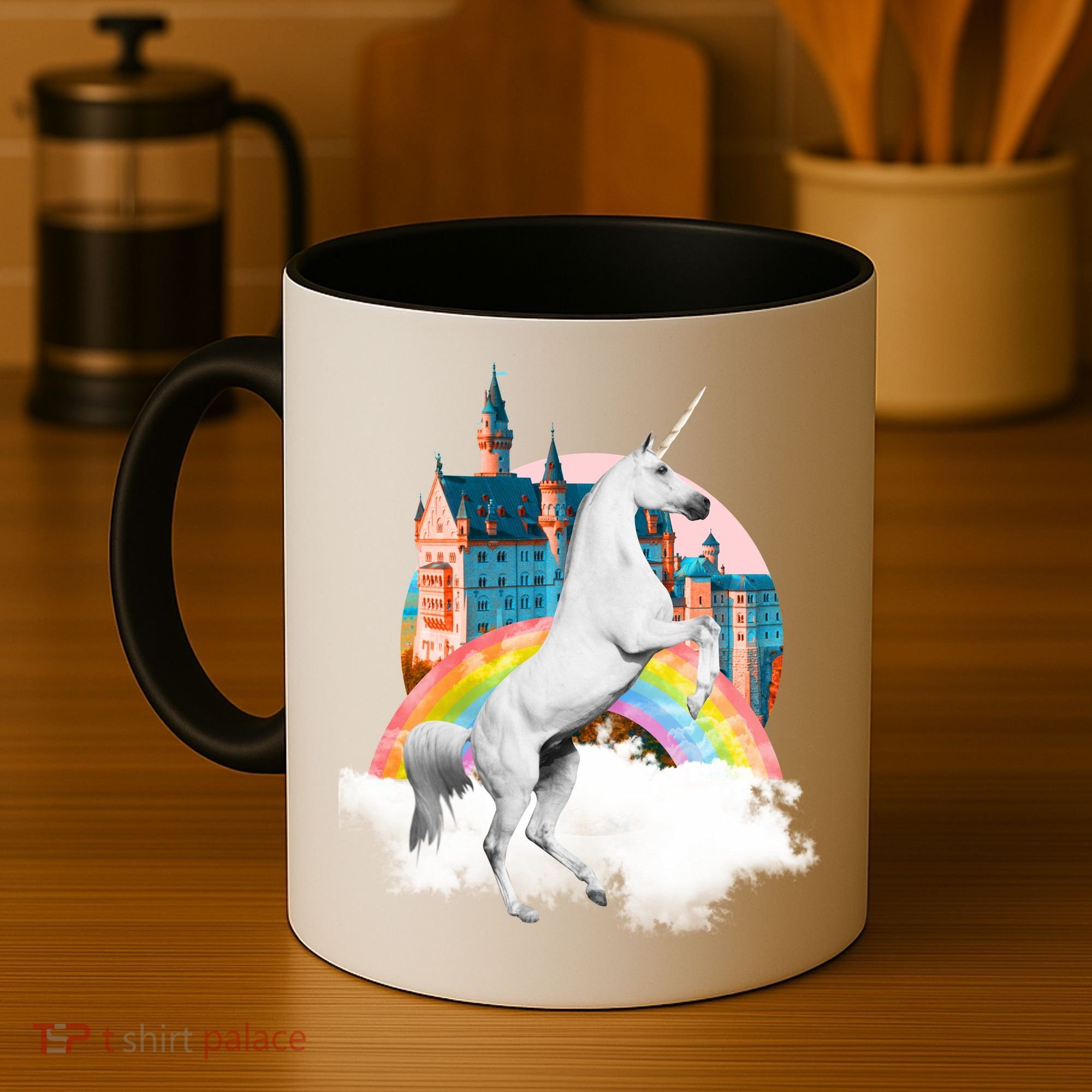 Magical Unicorn Castle Coffee Mug